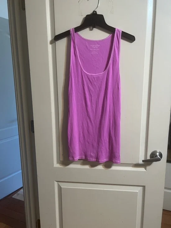 American Eagle Outfitters Pink Scoop Neck Tank - Picture 1 of 3